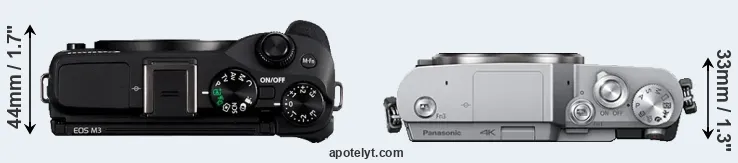 Compare M3 versus GX800 top