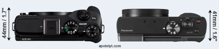 Compare M3 versus ZS70 top
