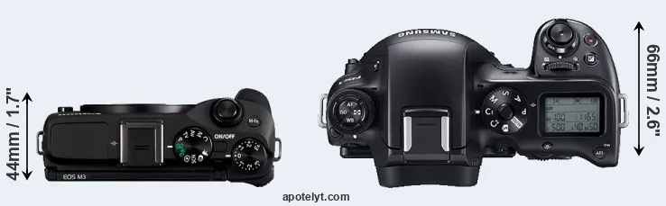 Compare M3 versus NX1 top