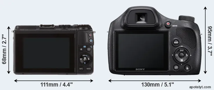 Comparison M3 or H400 rear