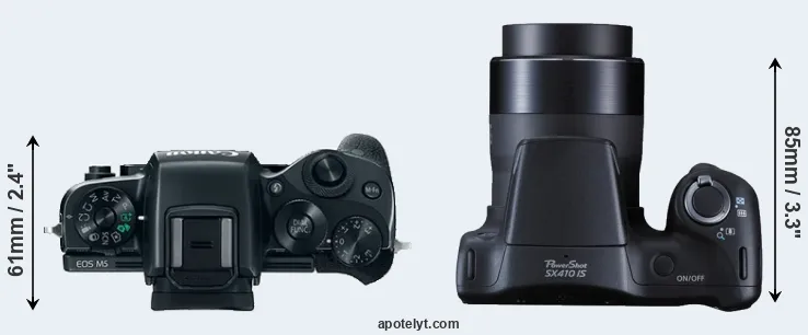 Compare M5 versus SX410 top
