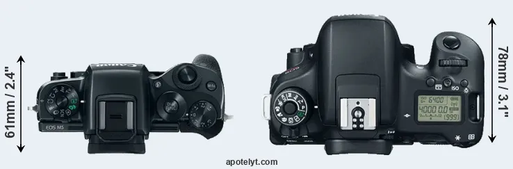 Compare M5 versus T6s top