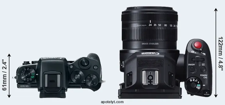 Compare M5 versus XC10 top