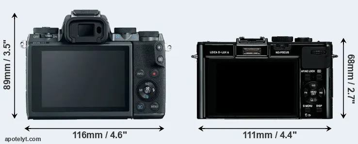 Comparison M5 or D-LUX 6 rear