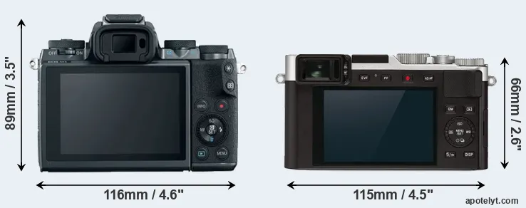 Comparison M5 or D-LUX 7 rear