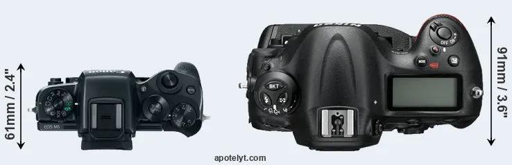 Compare M5 versus D4S top