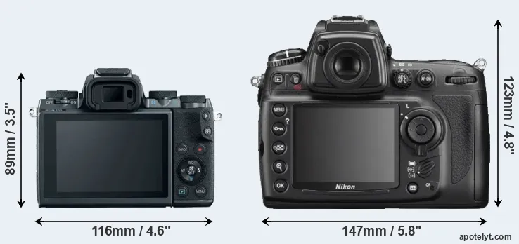 Comparison M5 or D700 rear