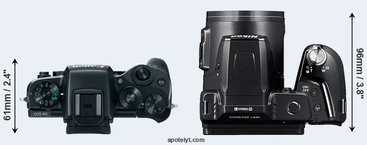 Compare M5 versus L840 top