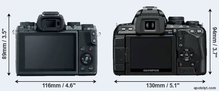 Comparison M5 or E-600 rear