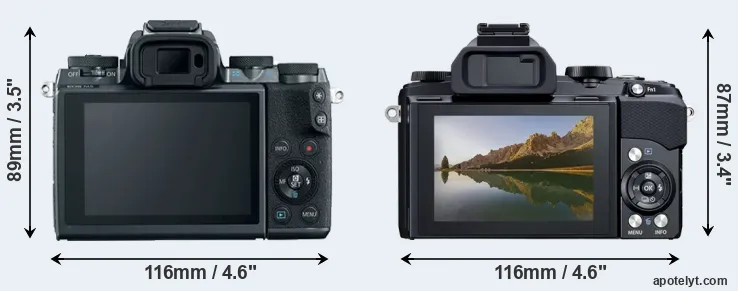 Comparison M5 or Stylus 1 rear