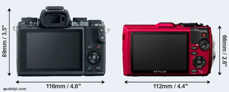 Comparison M5 or TG-4 rear