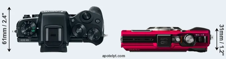 Compare M5 versus TG-4 top