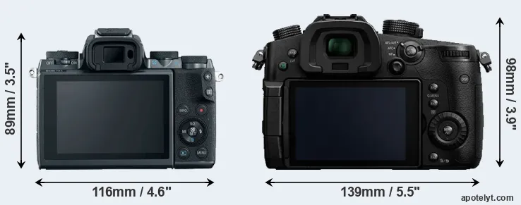 Comparison M5 or GH5 rear