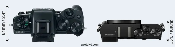 Compare M5 versus GM5 top