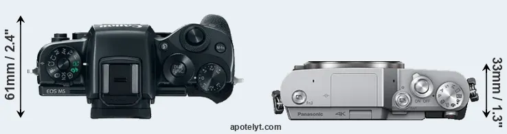 Compare M5 versus GX800 top