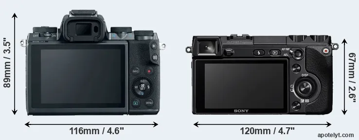 Comparison M5 or NEX-7 rear