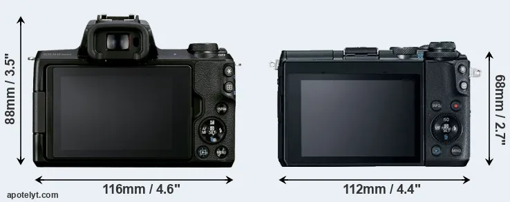 Comparison M50 Mark II or M6 rear