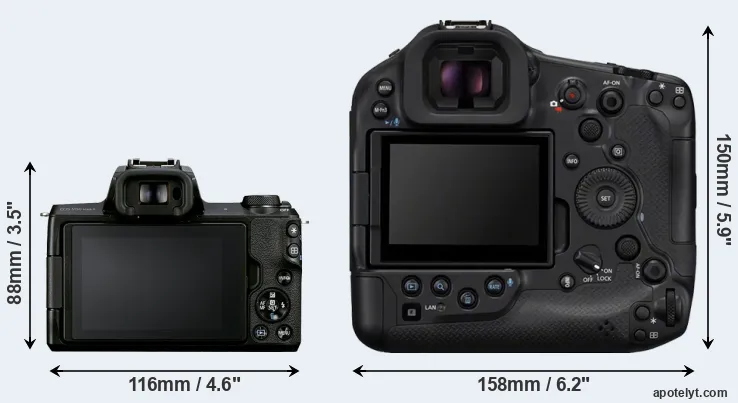 Comparison M50 Mark II or R1 rear