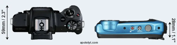 Compare M50 Mark II versus XP140 top