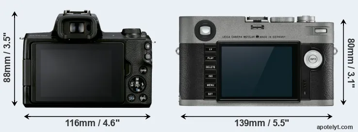 Comparison M50 Mark II or M-E Typ 240 rear