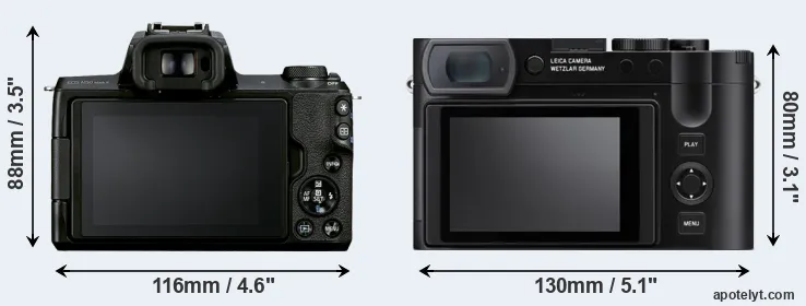 Comparison M50 Mark II or Q3 rear