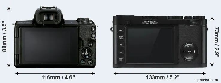 Comparison M50 Mark II or X Typ 113 rear
