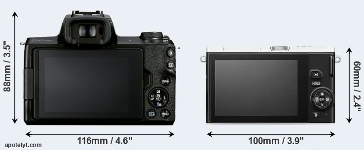Comparison M50 Mark II or J4 rear
