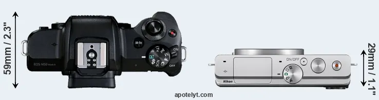 Compare M50 Mark II versus J4 top