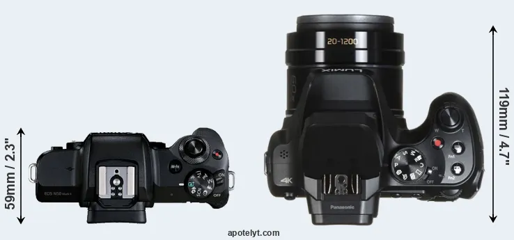 Compare M50 Mark II versus FZ80 top