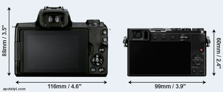Comparison M50 Mark II or GM5 rear