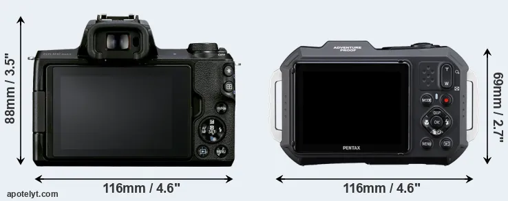 Comparison M50 Mark II or WG-1000 rear