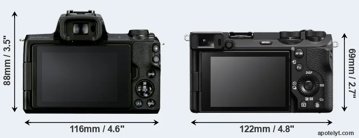 Comparison M50 Mark II or A6700 rear