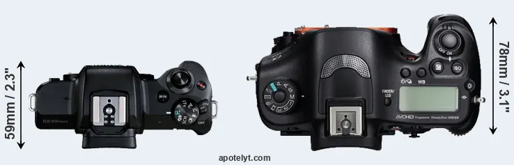 Compare M50 Mark II versus A99 top