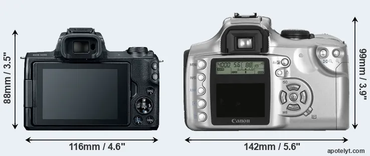 Comparison M50 or Rebel rear