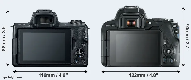 Comparison M50 or SL2 rear
