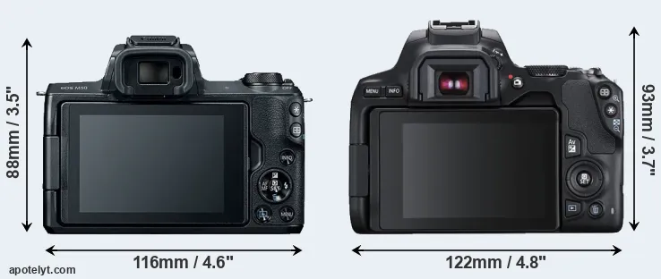 Comparison M50 or SL3 rear