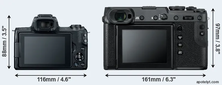 Comparison M50 or GFX 50R rear