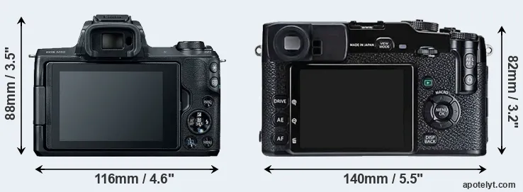 Comparison M50 or X-Pro1 rear