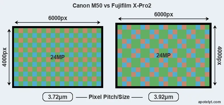 M50 versus X-Pro2 MP