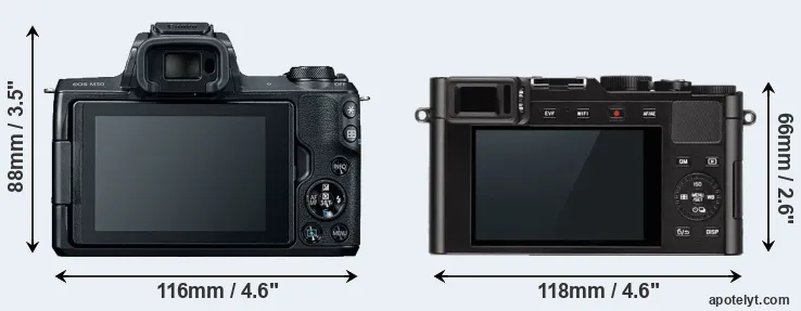 Comparison M50 or D-LUX Typ 109 rear