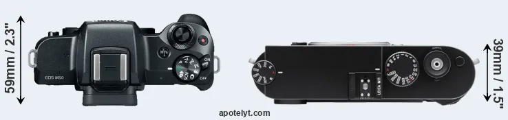 Compare M50 versus M11 top