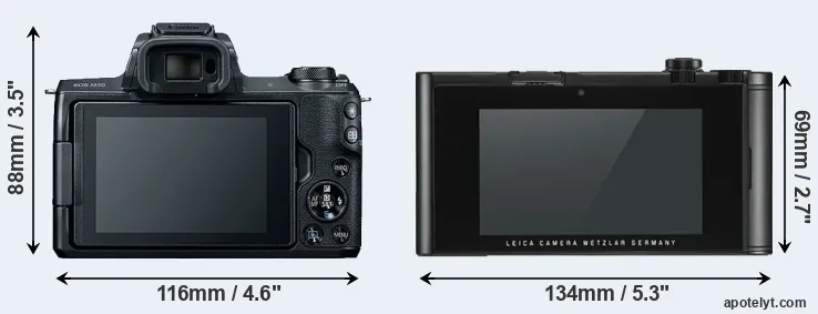Comparison M50 or TL2 rear