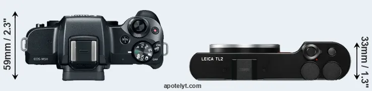 Compare M50 versus TL2 top