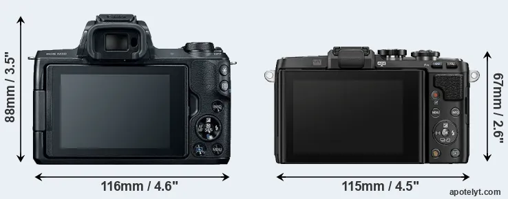 Comparison M50 or E-PL7 rear