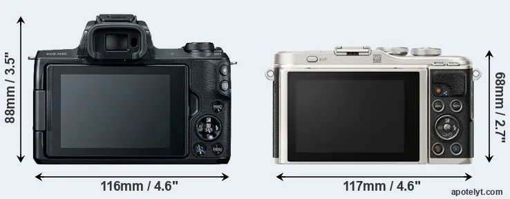 Comparison M50 or E-PL9 rear