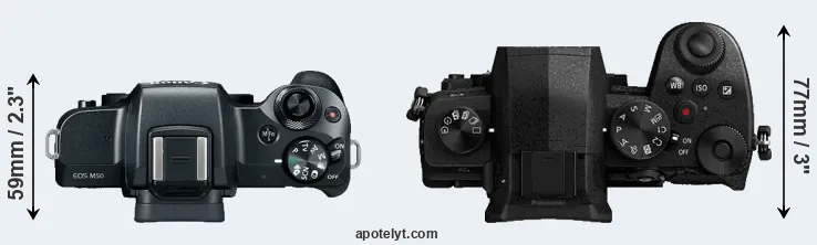 Compare M50 versus G95 top