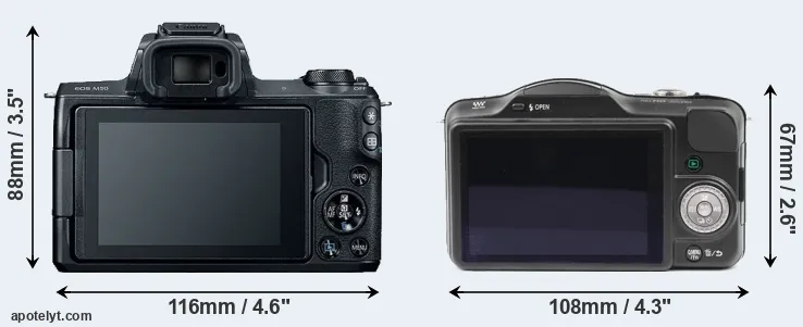 Comparison M50 or GF3 rear