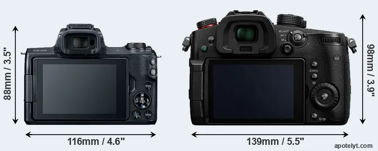 Comparison M50 or GH5s rear