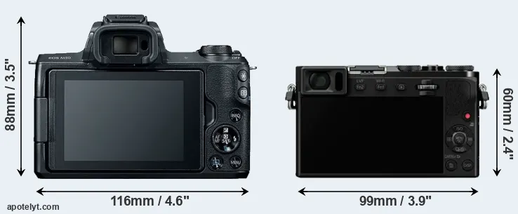 Comparison M50 or GM5 rear