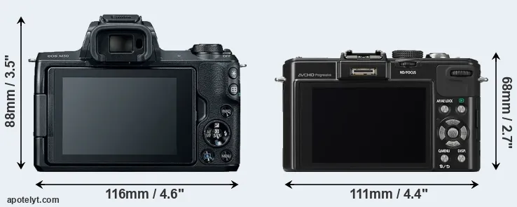 Comparison M50 or LX7 rear